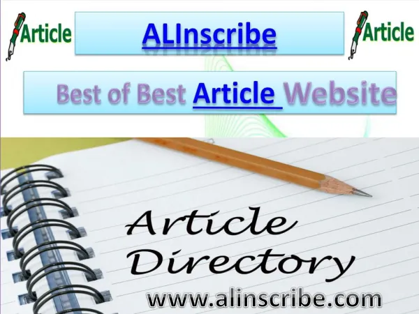 Best Article Website ALInscribe | Submit Articles
