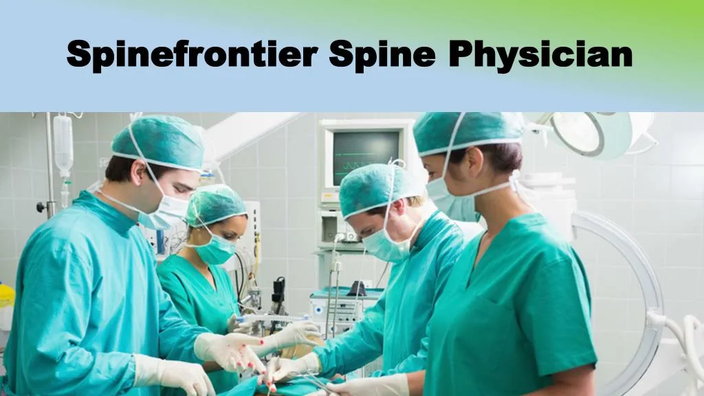 spinefrontier spine physician