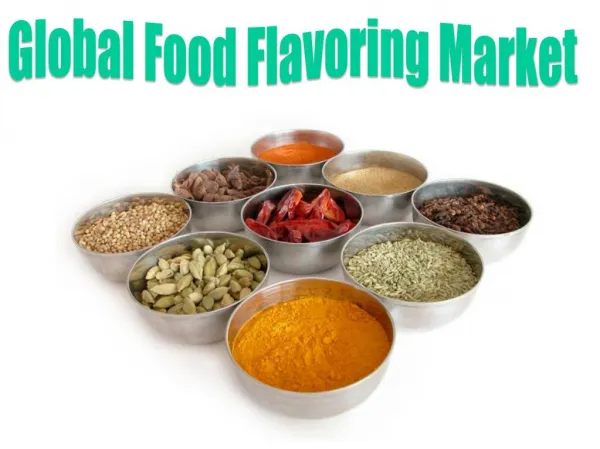 Global Food Flavoring Market