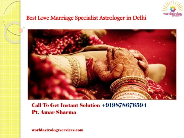 Get the Instant Solution with Famous Astrologer Pt. Amar Sharma