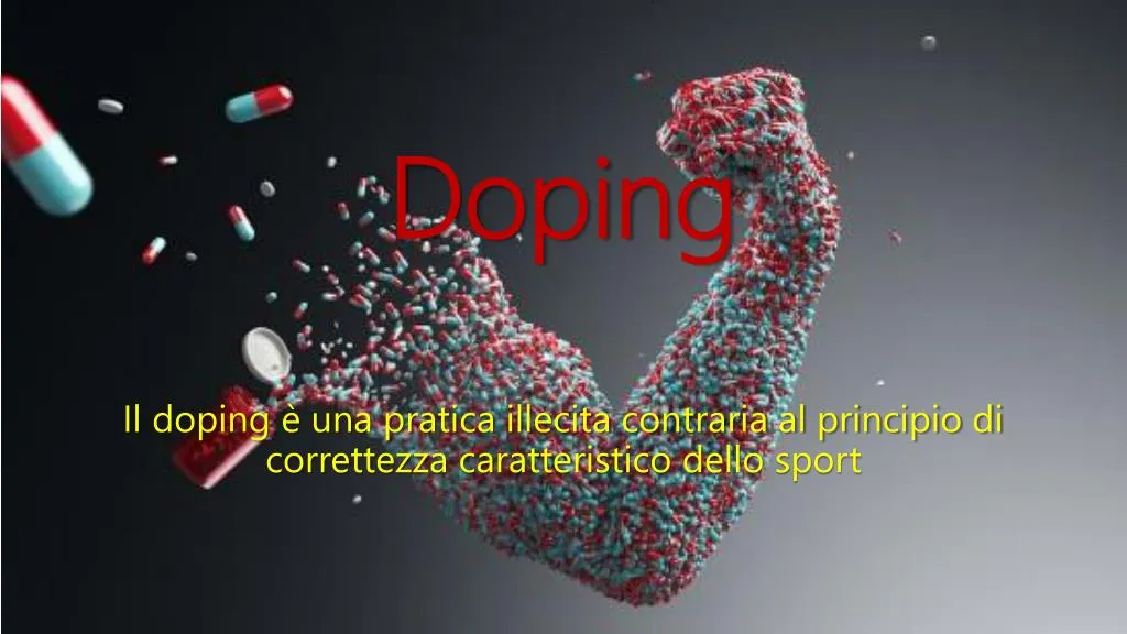 il doping una pratica illecita contraria al principio di correttezza caratteristico dello sport