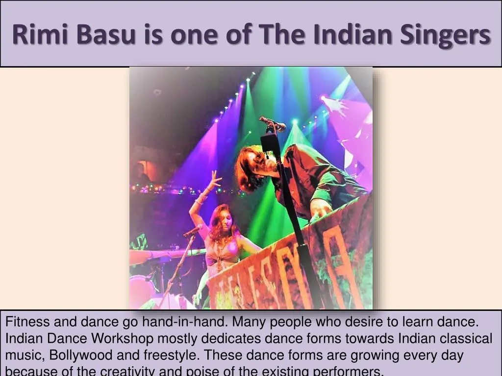 rimi basu is one of the indian singers