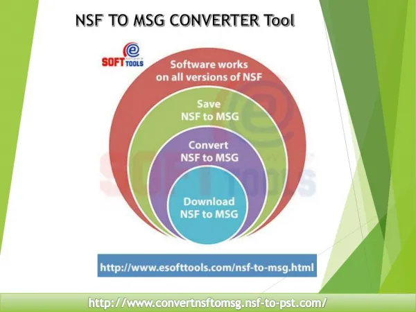 NSF to MSG Converter Tool