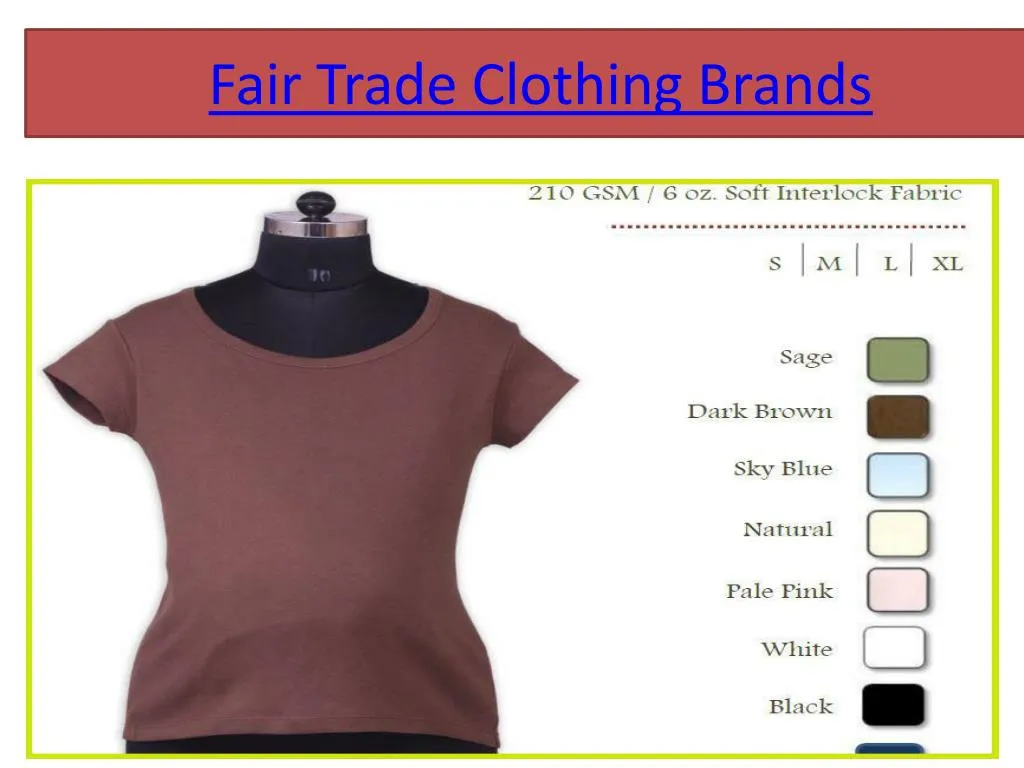 fair trade clothing brands