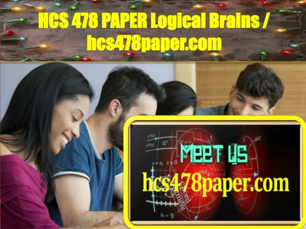 HCS 478 PAPER Logical Brains / hcs478paper.com
