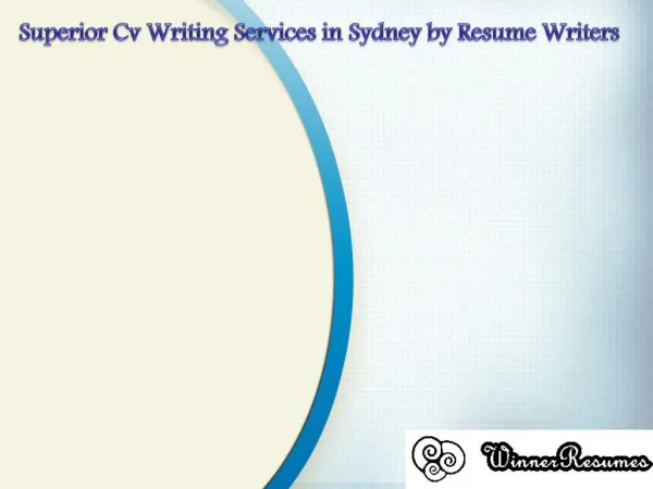 Superior Cv Writing Services in Sydney by Resume Writers