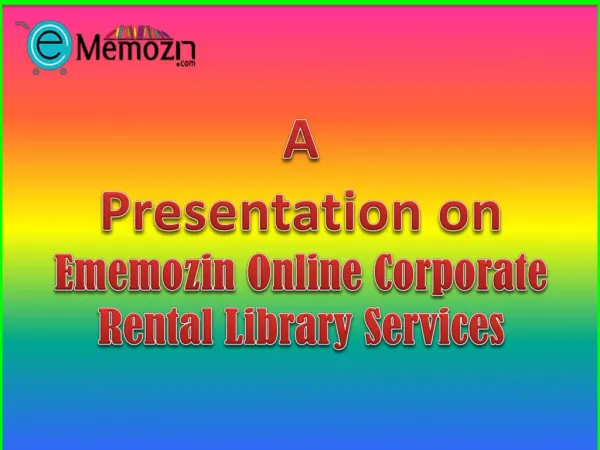 Corporate Library Membership Plan at Ememozin
