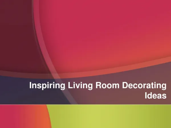 The Interior Gallery | Room Decorating Ideas
