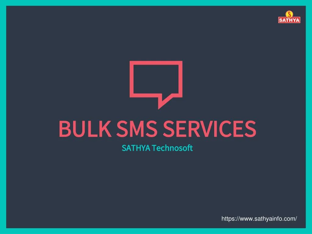 bulk sms services sathya technosoft