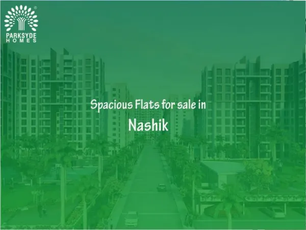 Spacious Flats for sale in Nashik
