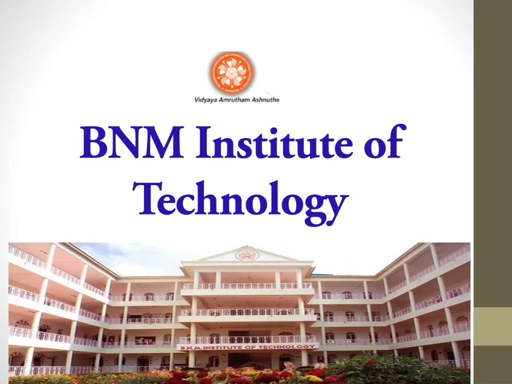 bnm institute of technology