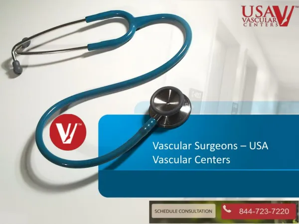 Vascular Surgeons at USA Vascular Centers