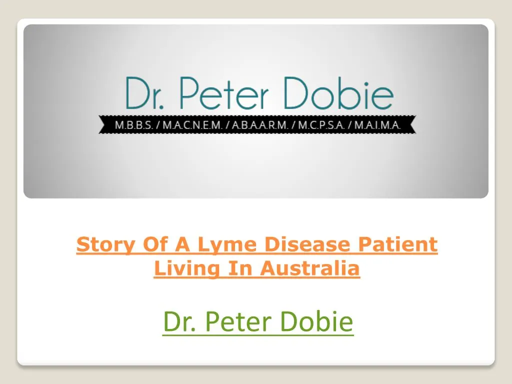 story of a lyme disease patient living in australia