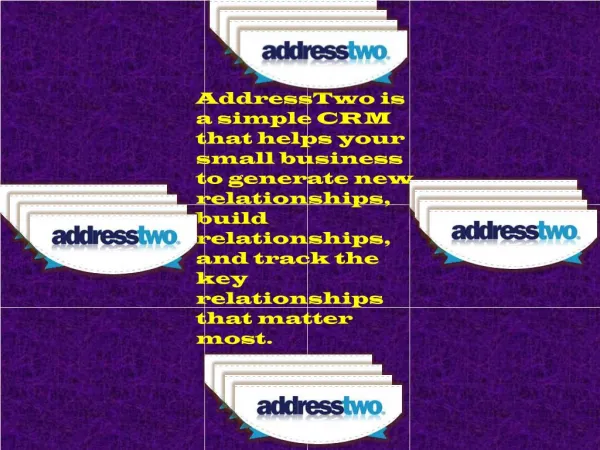 CRM for Small Business by Address Two