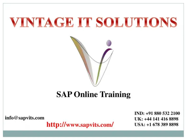 SAP Training Online