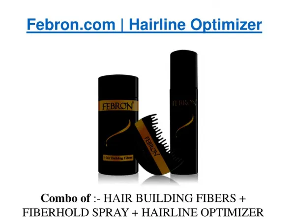 Febron.com | Hairline Optimizer | Best Product by Febron