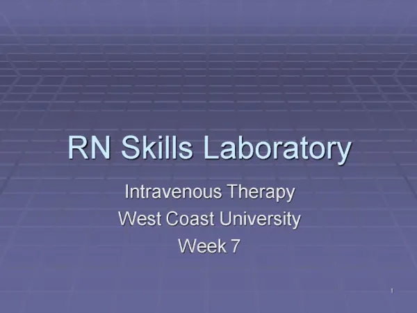 RN Skills Laboratory