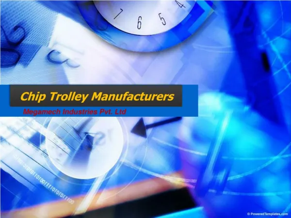 Chip Trolley Manufacturers in Pune