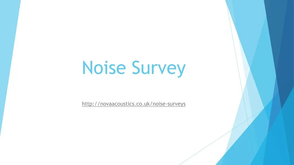 noise survey