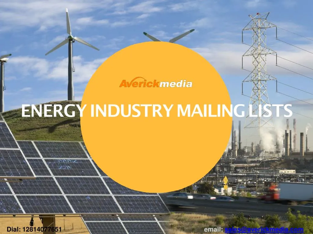 energy industry mailing lists