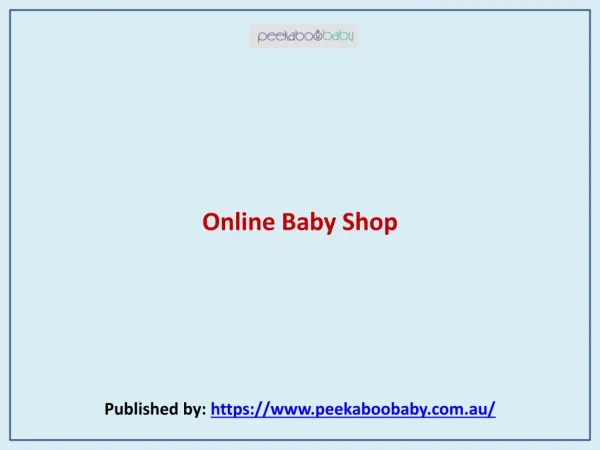 Online Baby Shop