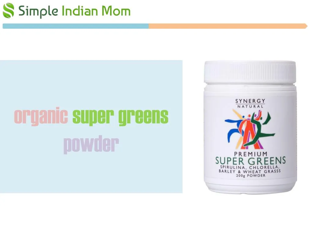 organic super greens powder