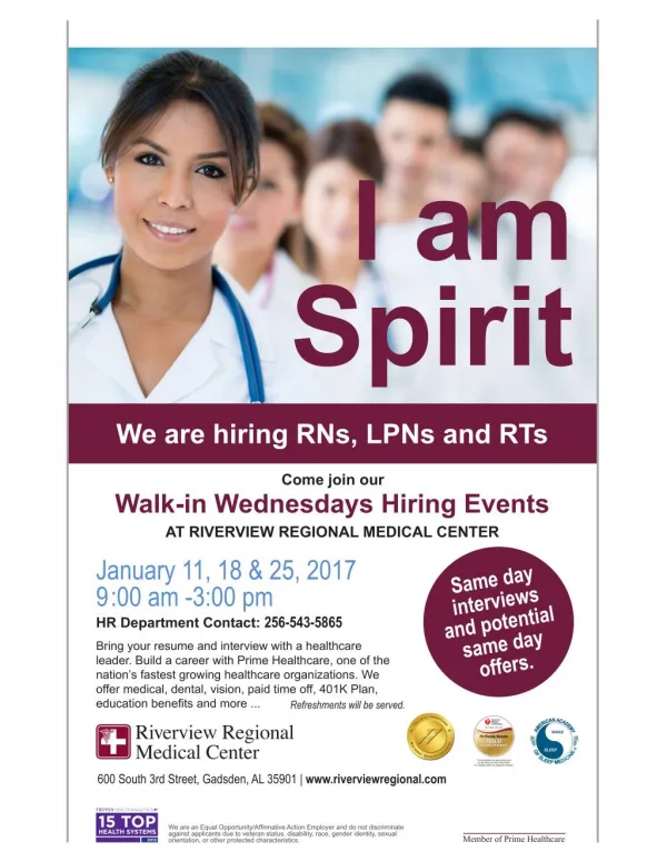Nursing Careers at Riverview | Riverview Regional Medical Center