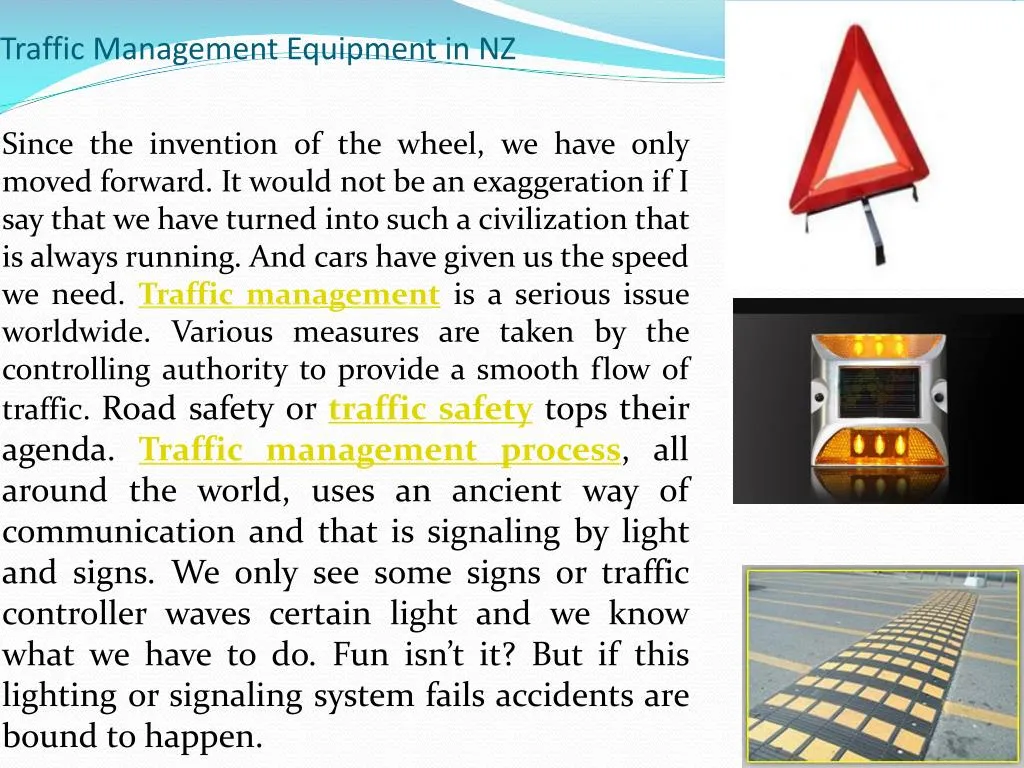 traffic management equipment in nz
