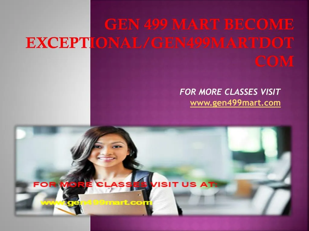 gen 499 mart become exceptional gen499martdotcom