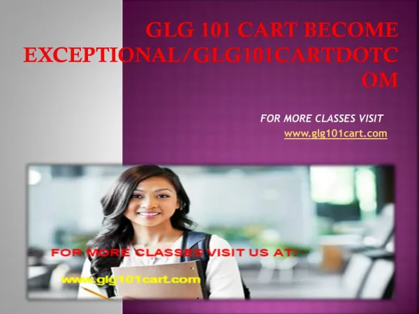 glg 101 cart Become Exceptional/glg101cartdotcom