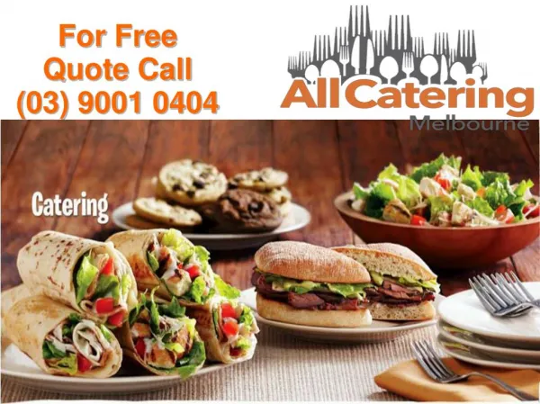 All Catering Melbourne