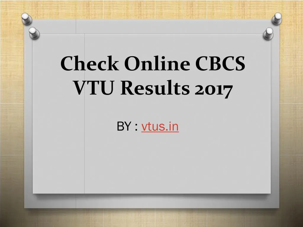 check online cbcs vtu results 2017