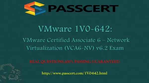 VMware VCA6-NV 1V0-642 dumps