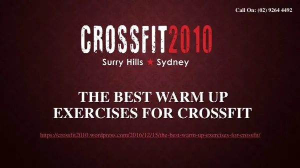 The Best Warm Up Exercises For CrossFit