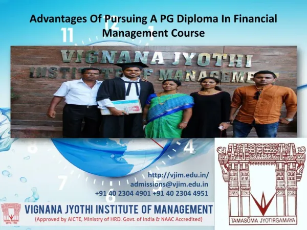 Advantages Of Pursuing A PG Diploma In Financial Management Course
