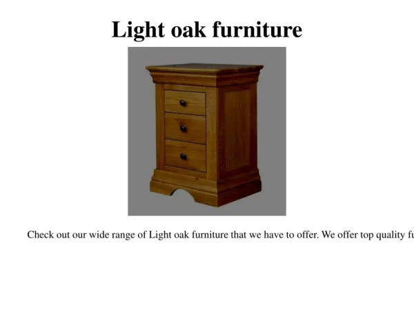 Oak furniture superstore