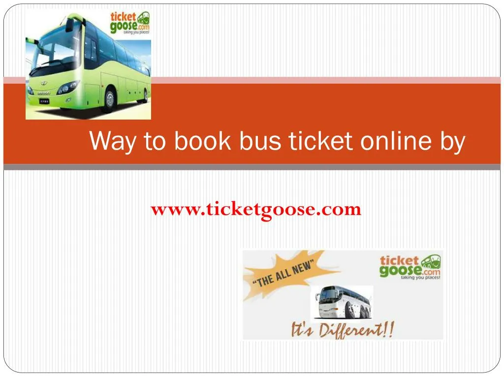 way to book bus ticket online by
