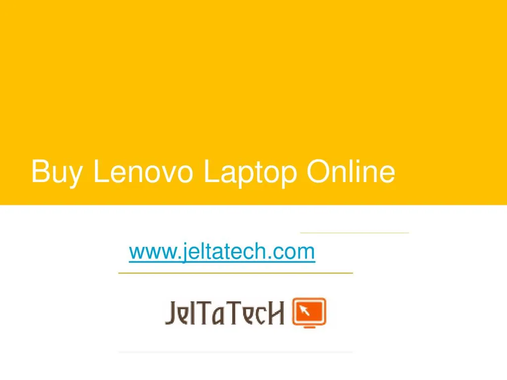 buy lenovo laptop online