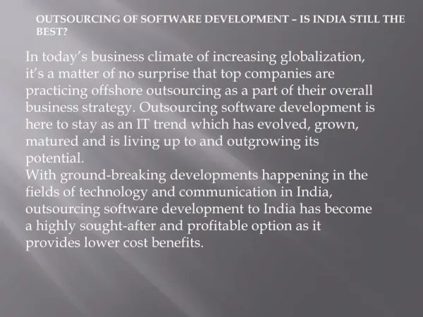 software development company india