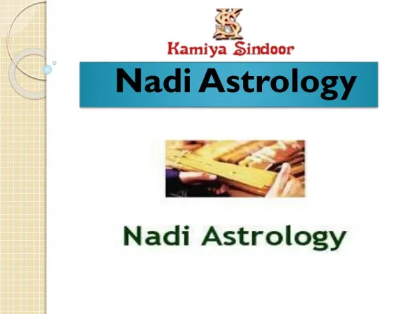 Nadi astrology services