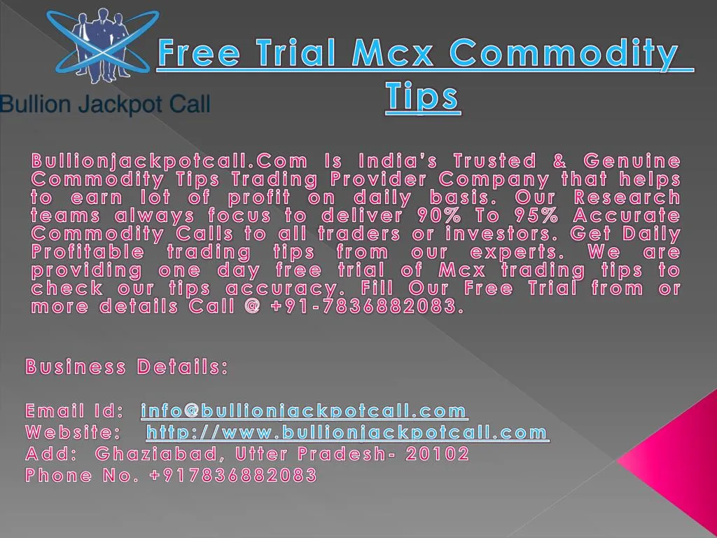 free trial mcx commodity tips