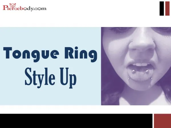 Tongue Ring Style Up - Pierce Body
