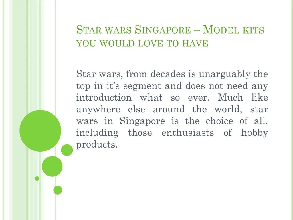 star wars singapore model kits you would love to have