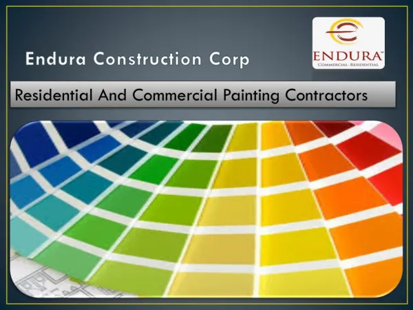Endura INC commercial interior painting and stucco coating contactors La Puente California