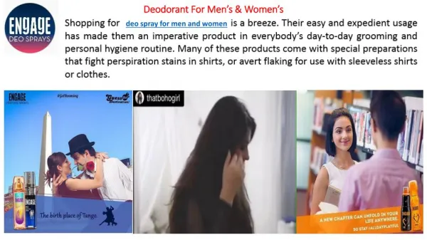 The Best Deodorant For Men and Women in India