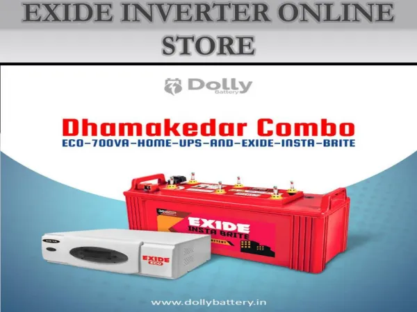 Exide Inverter online in ncr @9958592015