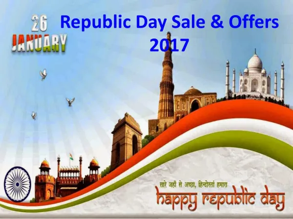 Republic Day Offers 2017- Republic Day Sale & Offers Online Shopping at Infibeam