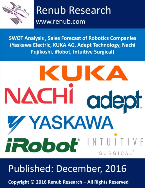 Robotics Companies Market Forecast