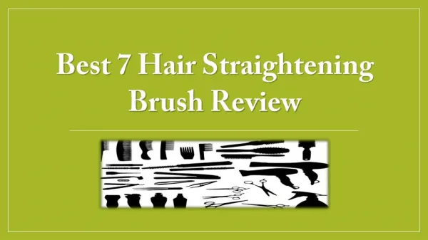 Hair Straightener Brush Review
