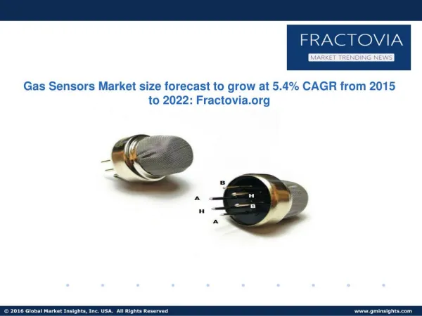 Europe Gas Sensors Market size to grow at a CAGR of over 4.5% during the next coming years